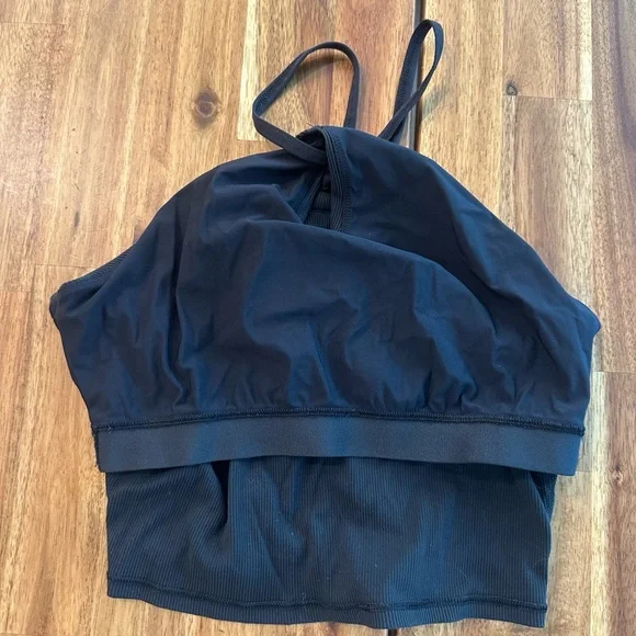 Outdoor Voices Black Halter Crop Top - Picture 9 of 10